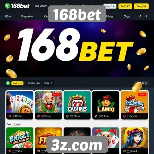 Plataforma 168bet oferece jogos de cassino online